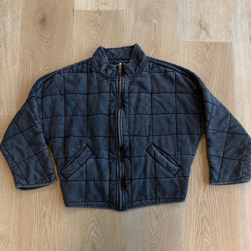 Free People Dolman Quilted knit Jacket - Picture 2 of 8